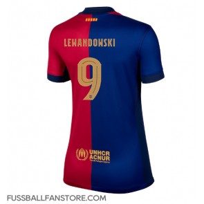 Barcelona Robert Lewandowski #9 Replik Heimtrikot Damen 2024-25 Kurzarm